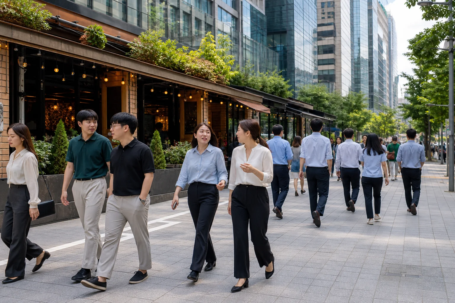 카페 창업 상권분석 현장 확인 장면